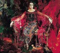 Portrait of alexandra balachova - Philip Andreevich Maliavin