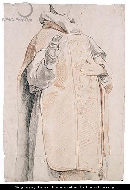 Study Of A Figure In Priest