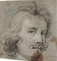 Study of a male head - (after) Sir Peter Paul Rubens