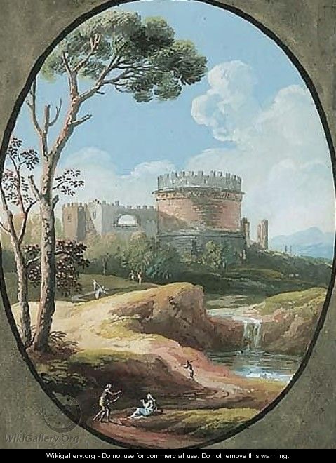 Pair Of Views In The Roman Campagna - Giovanni Battista Busiri