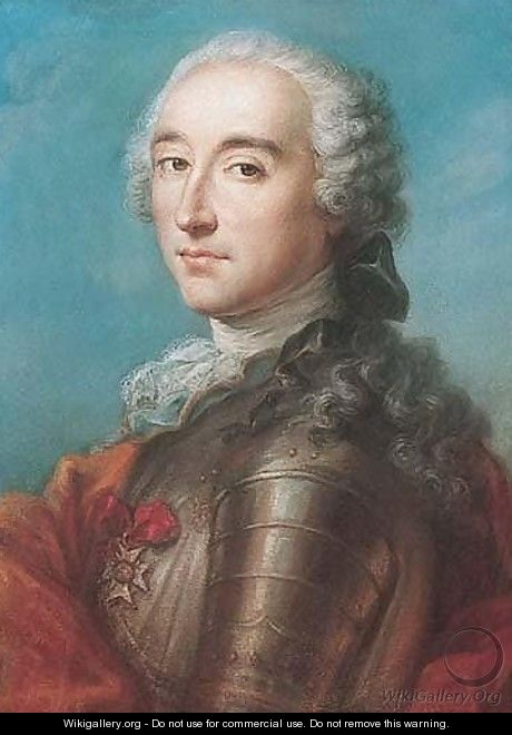 Capitaine Dans Dauphine Infantrie Le 5 Juin 1748 - (after) Maurice-Quentin De La Tour