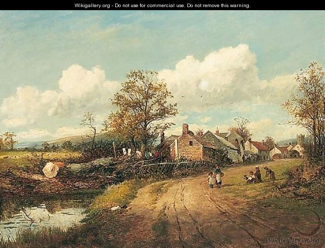 By The Village Pond - David Bates