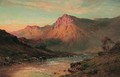 Sunset In The Highlands - Alfred de Breanski