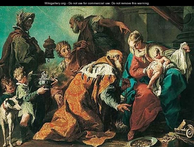 The Adoration Of The Magi - (after) Giambattista Pittoni