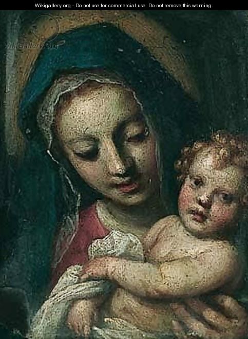 The Madonna And Child - Jacopo d