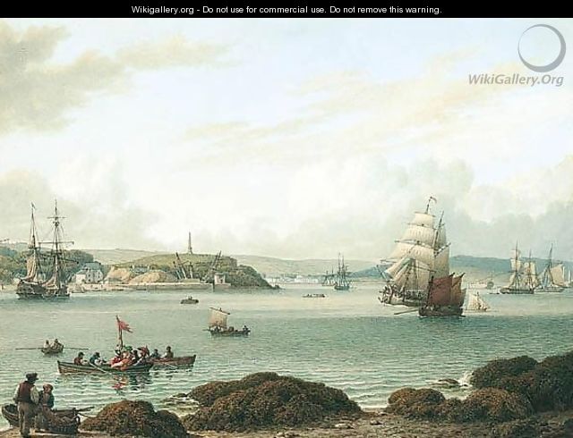 View At Plymouth, Devonshire - (after) John Ward Of Hull