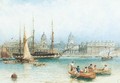 The Thames At Greenwich - Myles Birket Foster