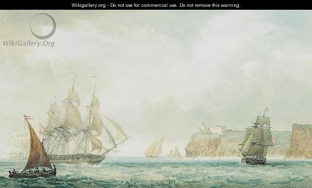 Shipping Off Cape St Vincent - John Christian Schetky