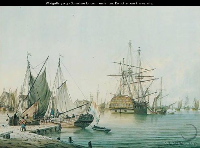 A Dutch Harbour - Samuel Atkins