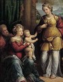 The Holy Family With Saint Catherine - Garofalo