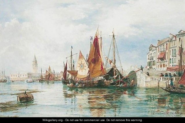 The Mole, Venice, Looking Towards The Doge