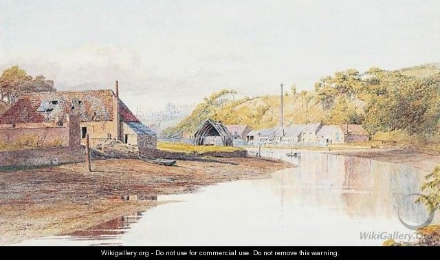 The Usk Looking Towards Whitby - John Lewis Roget