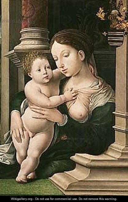 The Virgin And Child - (after) Bernard Van Orley