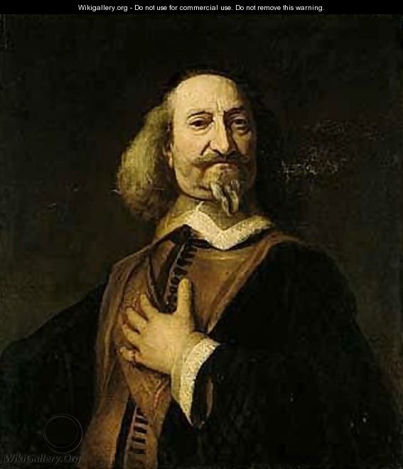 Portrait Of Axel Gustafsson, Count Oxenstierna (1583-1654), Half-length - Samuel Van Hoogstraten