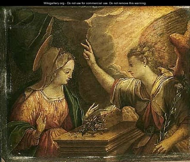 The annunciation - Peter (Peter Candid) Witte