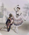 Fanny Cerrito (1817-1909) and S. Leon of Her Majesty's Theatre in 'La Manolla' - (after) Blanc, Numa