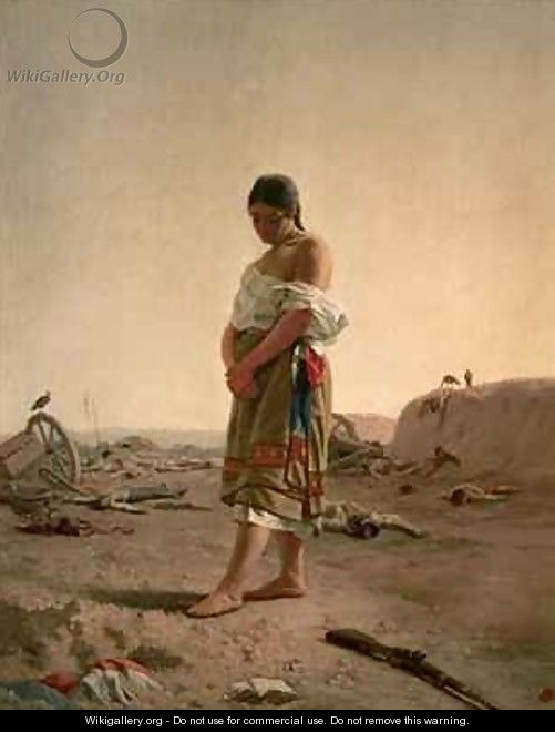 The Paraguayan in her Desolate Mother Land - Juan Manuel Blanes