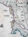 Map depicting the East Coast of North America - Joan Blaeu