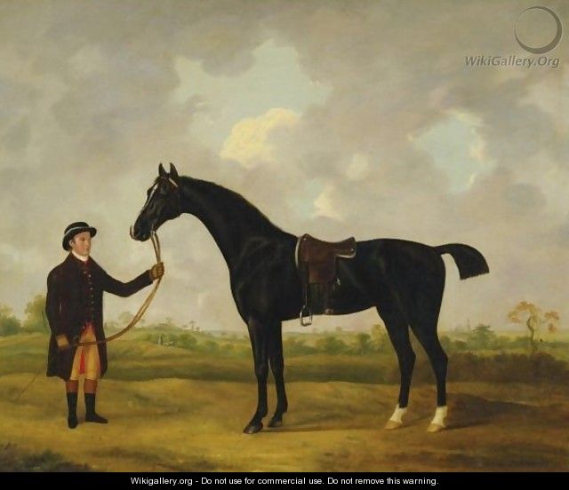 Horse And Groom In A Landscape - Francis Sartorius