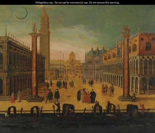Piazzetta San Marco - (after) Louis De Caullery