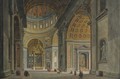 View Of The Interior Of Saint Peter's Basilica, Rome - Jean Victor Louis Faure