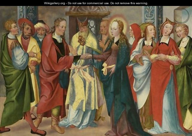 The Marriage Of The Virgin - South German School