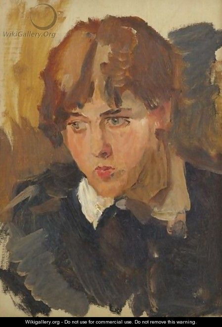 Portrait Of A Young Girl - Isaac Israels