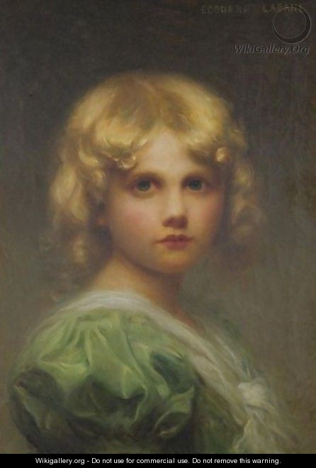 Portrait Of A Child - Edouard Cabane