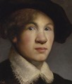 Tronie Of A Young Man, Possibly A Portrait Of The Young Rembrandt - Isaac de Jouderville