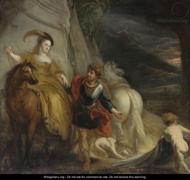 Dido And Aeneas 2 - Theodor Van Thulden