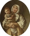 A Peasant Mother With Her Child In Her Arms - Giacomo Ceruti (Il Pitocchetto)