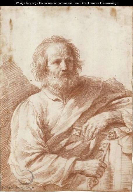 Saint Peter 2 - Giovanni Francesco Guercino (BARBIERI)