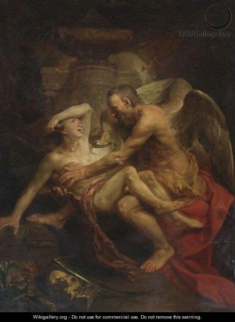 Time Clipping The Wings Of Love - Johann Zoffany