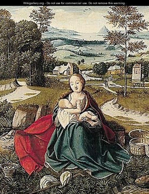 The rest on the flight into Egypt - (after) Jan Provost