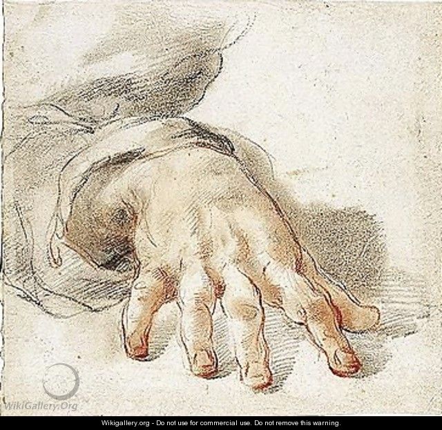 Study Of A Right Hand - Gaetano Gandolfi