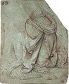 A drapery study, after Leonardo da Vinci - Lombard School