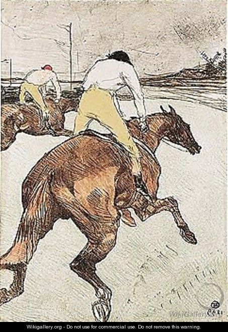 Le jockey - Henri De Toulouse-Lautrec