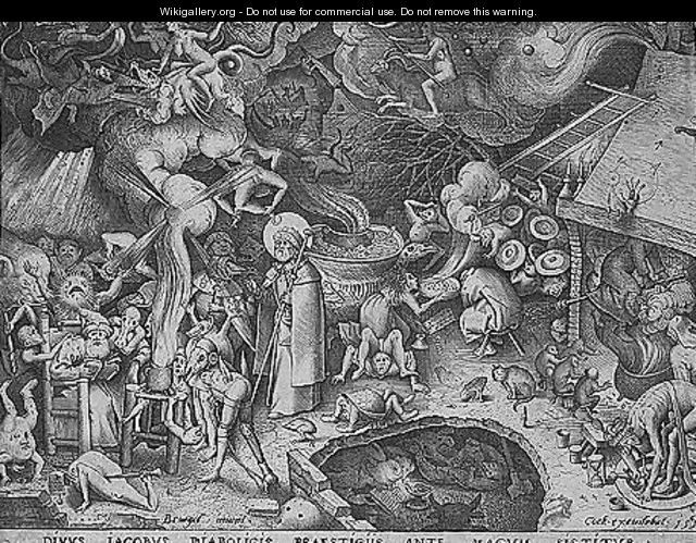 St. jacob visiting the magician hermogenes - (after) Pieter The Elder Brueghel