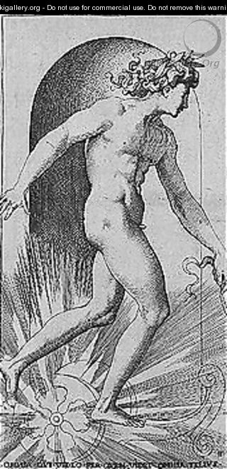 Mythological god - Jacob Binck