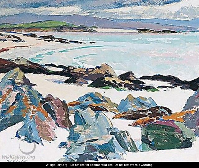 Iona. East Bay - The Little Island And Mull - Francis Campbell Boileau Cadell