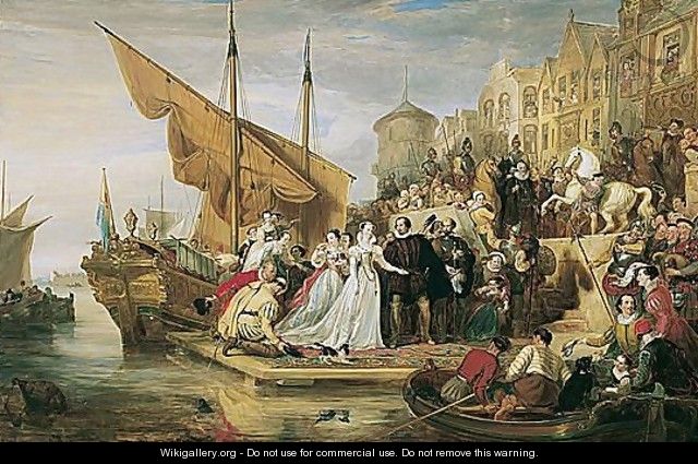 Mary Queen Of Scots Arriving At Leith, 1651 - Sir William Allan