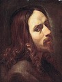 A bearded man, head and shoulders - (after) Simon Vouet