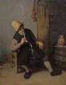 The Smoker - Cornelis Dusart