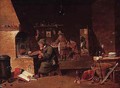 An alchemist in his studio - (after) David The Younger Teniers