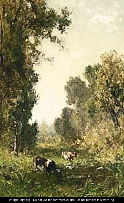 A Wooded Landscape - Willem Roelofs