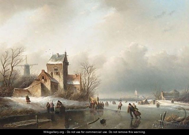 Skaters On A Frozen River, A 