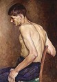 Seated Young Man - Polychronis Lembessis