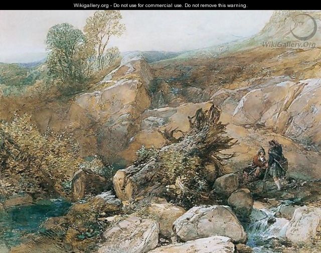 Shooting In The Highlands - James Duffield Harding