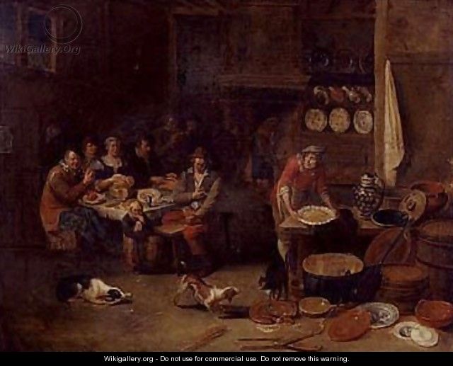 Tavern scene - (after) Egbert Jaspersz. Van, The Elder Heemskerck