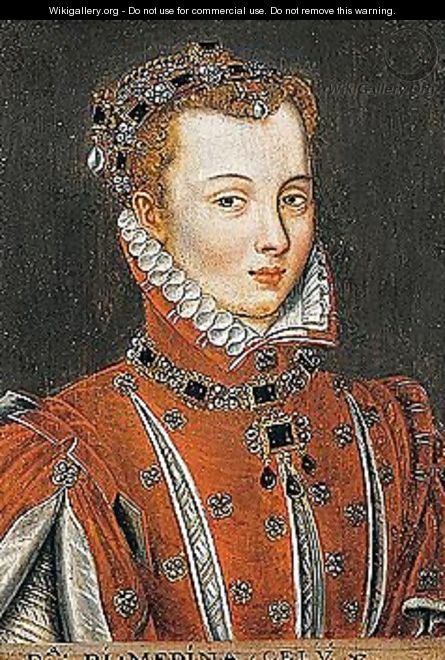 Portrait of the Duchess of Medina - (after) Anthonis Mor Van Dashorst
